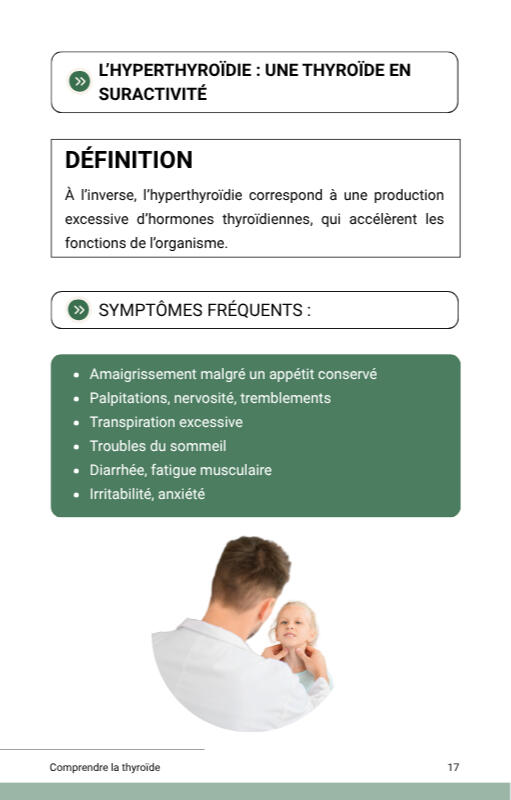 Une thyroïde en suractivité